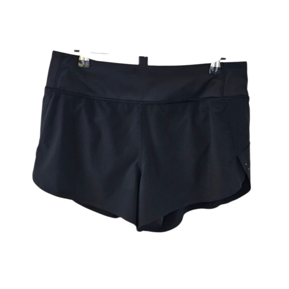 Athleta Womens Run With It Short 3.5", Black, Lined, Running, Athletic, Size M